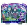 ENCHANTIMALS SET PAPUSI SURORI SI ANIMALUTELE LOR PATTER PEACOCK SI FLAP SI, Mattel