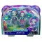 ENCHANTIMALS SET PAPUSI SURORI SI ANIMALUTELE LOR PATTER PEACOCK SI FLAP SI