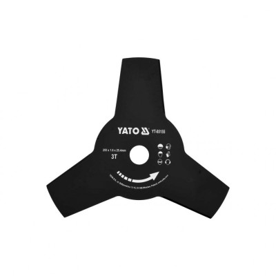 Trimer lamă cu trei brațe de 255 mm x 25.4 mm Yato YT-85155 foto