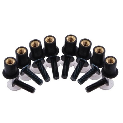 Set 8 suruburi prindere parbriz moto Cod Produs: MX_NEW AW5355 foto