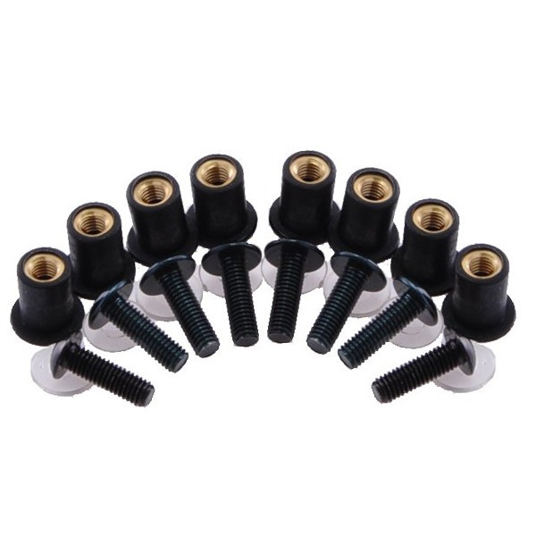 Set 8 suruburi prindere parbriz moto Cod Produs: MX_NEW AW5355