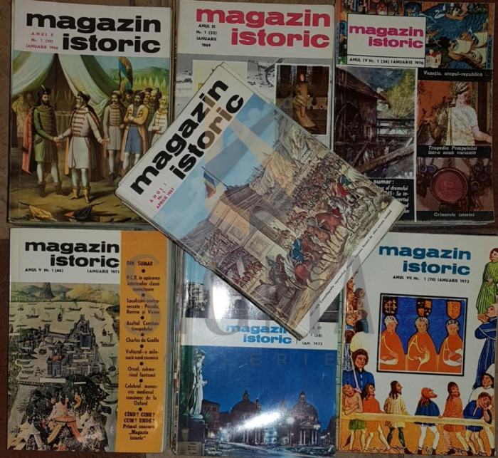 MAGAZIN ISTORIC, 231 Numere, 1967-1989 (23 Ani!)
