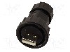 Conector USB A, versiune USB 2.0, drept, AMPHENOL - MRUAM214000