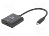 Adaptor HDMI 1.4 la USB-C Gembird, 0.15m, Negru - Cablu USB 3.1, Mufă USB C, Rezoluție 4K