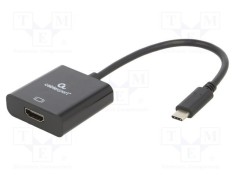 Adaptor HDMI 1.4 USB-C 0,15m GEMBIRD negru