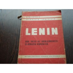 LENIN, DOUA TACTICI ALE SOCIAL DEMOCRATIEI