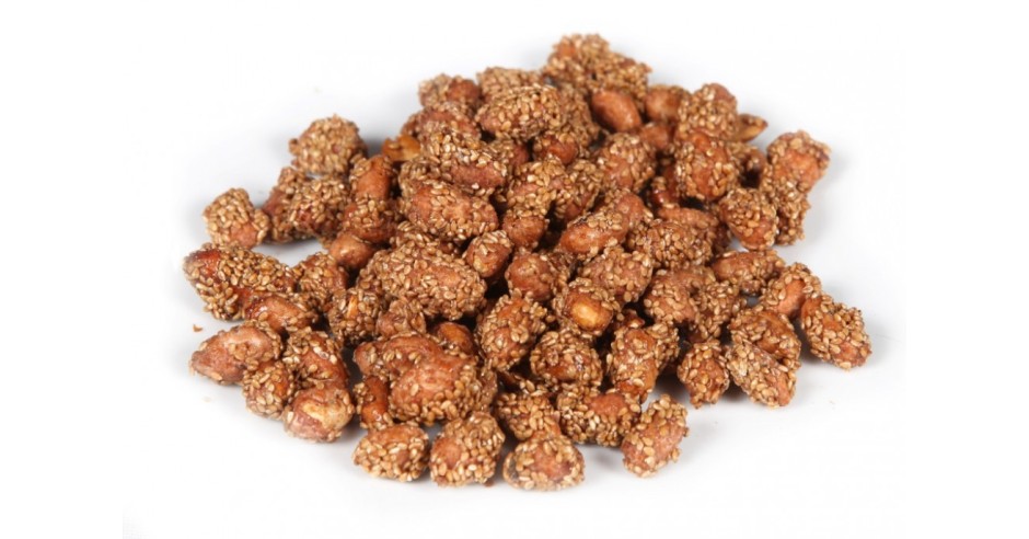 Roadele Pamantului Alune (arahide) caramelizate cu susan 1kg | arhiva ...