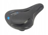 Șa Bicicletă MTB/Cross Jet WL-6318 Neagră, Spumă &amp; Piele Sintetică, 255x180mm, Găură Anticompresie