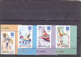 ROMANIA 2004 LP 1655 JOCURILE OLIMPICE DE VARA ATENA SERIE MNH, Nestampilat