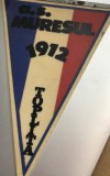 Fanion vechi de colecție A.S. Mureșul Toplița 1972 fotbal retro