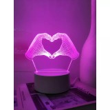 Cumpara ieftin Lampa de Veghe 3D Inima - 16x12 cm - 02053