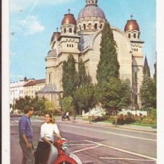 Carte Postala veche - Targu Mures, Catedrala, Circulata 1968