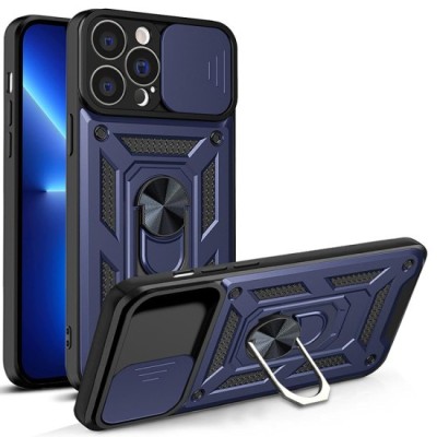 Husa pentru iPhone 13 Pro - Techsuit CamShield Series - Blue foto