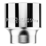 Tubulara hexagonala scurta 3/4 inch, 50 mm, otel CrV, NEO Tools