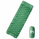 VidaXL Saltea camping auto-gonflabilă, cu pernă, 1 persoană, verde