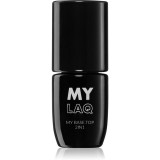 MYLAQ My Top Special lac gel de unghii pentru acoperirea superioară culoare My White 5 ml