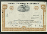 Penn Central Company - Actiuni - Chicago - 1971