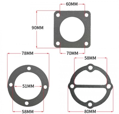 Set garnituri cap compresor 51mm SPC113 foto
