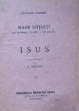 Edouard Schure, Marii initiati din istoriea tainica a religiilor, 1924