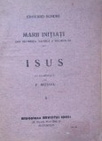 Edouard Schure, Marii initiati din istoriea tainica a religiilor, 1924