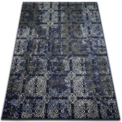 Covor Drop Jasmine 453 albastru inchis, 200x290 cm foto