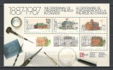 Canada.1987 Expozitia filatelica CAPEX:Cladiri-Bl. GC.45