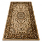Covor Royal E0177 Cadru, rozetă - bej / maro, 150x230 cm