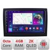 Navigatie Fiat ducato 2006- C-ducato Android Octa Core Ecran 2K QLED GPS 4G 4+32GB 360 KIT-ducato+EDT-E409-2K v2 CarStore Technology