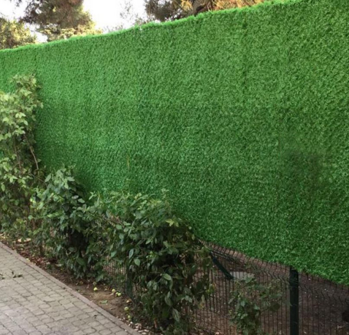 Plasa gard viu artificial, imitatie Gard Viu, plasa paravan verde, 1.2x5metri, Virtuoso