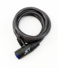 Antifurt cu cheie JET LOCK TY-506-1, 10x1500mm, culoare negru, cu suport Cod:Z044