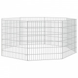 Cumpara ieftin Adapost pentru animale cu 8 panouri, 54x60 cm, fier galvanizat
