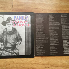 FAMILY - IT'S ONLY A MOVIE (1973,RAFT,UK) vinil vinyl