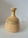 Vază ceramică/faianță vintage FAIMAR Baia Mare &ndash; anii '80, marcată, 18 cm