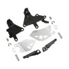 Scarite Moto Fata Kawasaki Ninja ZX10R 2011-2020, Stanga+Dreapta, Aluminiu CNC, Negru Mat