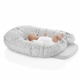BabyNest Saltea reductor 5 in 1 BabyJem Cushion (Culoare: Albastru)