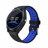 Cumpara ieftin Ceas SmartWatch TarTek&trade; V9H - Black &amp;amp; Blue Edition cu senzor PULS