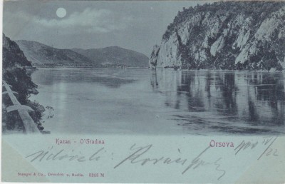 Orsova Cazane Kazan O&amp;#039;Gradina ND(1900) foto