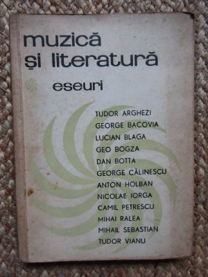 MUZICA SI LITERATURA ROMANA - ESEURI foto