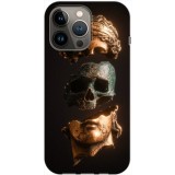 Husa compatibila cu Apple iPhone 13 Pro model Skull Statue, Silicon, TPU, Viceversa, Transparent, Carcasa