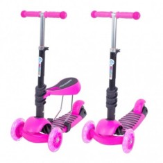 Trotineta Evolutiva Scooter 3 in1 Roz