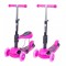 Trotineta Evolutiva Scooter 3 in1 Roz