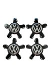 Set 4 capacele Volkswagen Gheara 135mm pentru jante Audi Negru