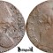 1771, &frac12; Penny - George al III-lea - Regatul Marii Britanii | fals contemporan