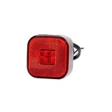 Lampa gabarit 62x62 LED rosie, 12-36V Cod: FT-027-C Fristom Automotive TrustedCars, Oem