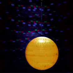 Glob disco pvc iluminat 8 inch (20cm) 9 led-uri foto
