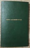 Romania, harta automobilistica 1960// harta panzata