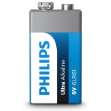 Baterie Philips Ultra Alkaline, 6LR61 (9V)