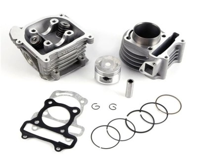 Kit Cilindru Set Motor + Chiuloasa Scuter Peugeot V-Clic 4T 60cc - 44mm foto