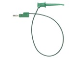 Cablu de masurare Pomona verde 1,219m, 5A, Mufa banana 4mm, Model 3782-48-5, Cupru/Beriliu, Poliamida, Stivuibil