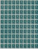 ROMANIA 1943/45 LP 154 REGELE MIHAI I UZUALE FILIGRAN MM VALOAREA 25 BANI VERDE ALBASTRUI COALA 100 TIMBRE STARE MNH, Nestampilat